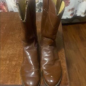 Classic Brown Leather Men's Boots